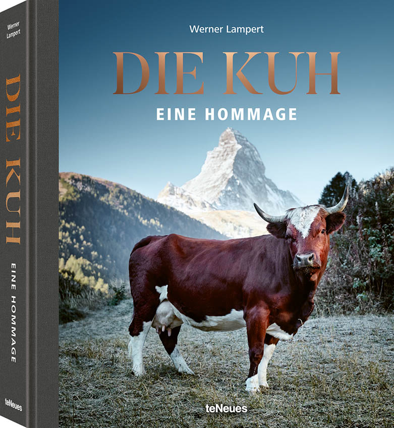 Buchcover: Werner Lampert: Die Kuh – Eine Hommage. TeNeues, 2019